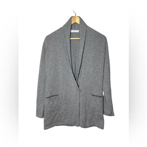 Fabiana Filippi wool cashmere silk blends grey cardigan sweater jacket